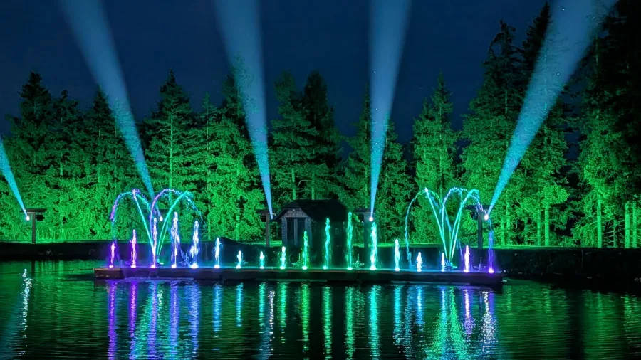 Sound-to-Light Lasershow